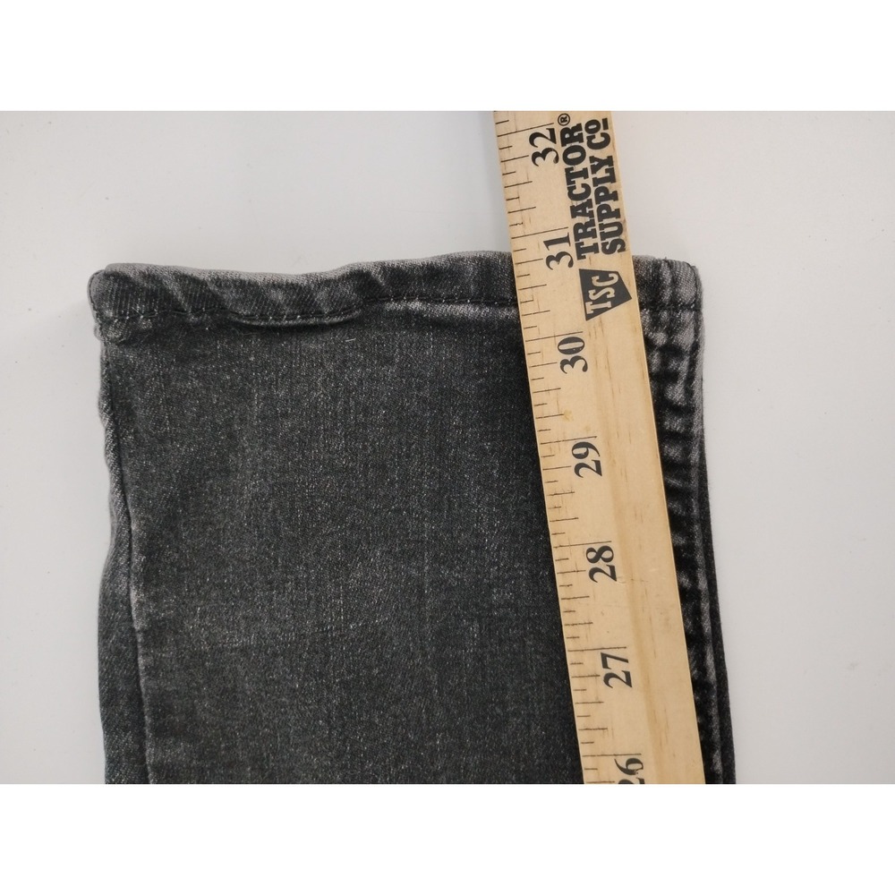 levis 511 black jeans mens 29x32 distressed grunge slim fit skinny - Picture 9 of 10